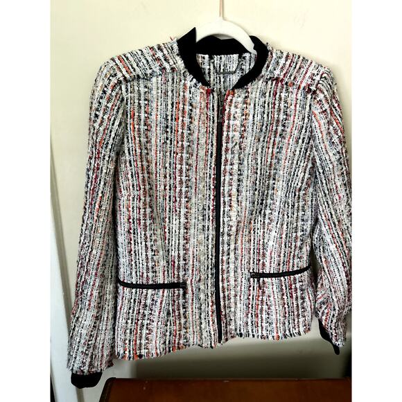 Elie Tahari Brooke Bomber Jacket, size Medium - Picture 1 of 7